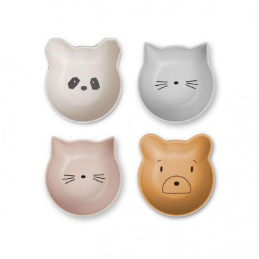 SILICONE BOWLS 4 PACK MULTI...