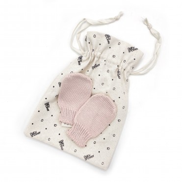MANOPLAS BEBE TRICOT NUDE