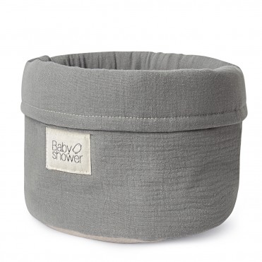 MEDIUM STORAGE BASKET GREY...