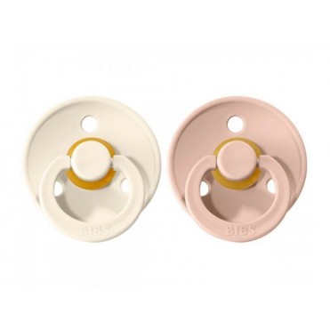 BLUH/IVORY x2 PACIFIER SET