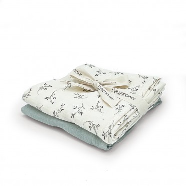 2 SMALL SWADDLE SET OLIVE...