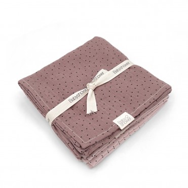 2 SMALL SWADDLE SET PEPITA...