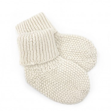 NEWBORN SOCKS BEIGE