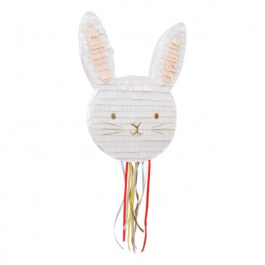 PIÑATA LAPIN BLANC