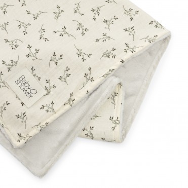 COUVERTURE POLAIRE OLIVE BLOOM