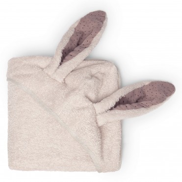 BUNNY BATH CAPE PEPITA BERRY