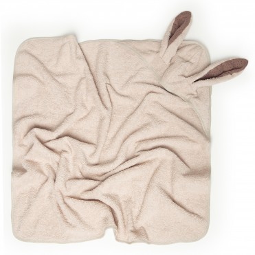 BUNNY BATH CAPE PEPITA BERRY