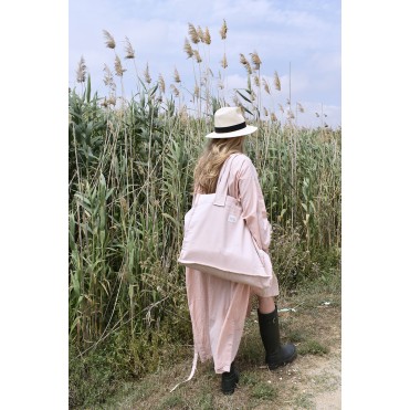 SUMMER BAG CANVAS NUDE