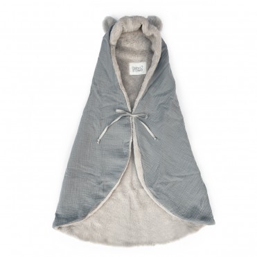 TEDDY FLEECE BLANKET GREY...