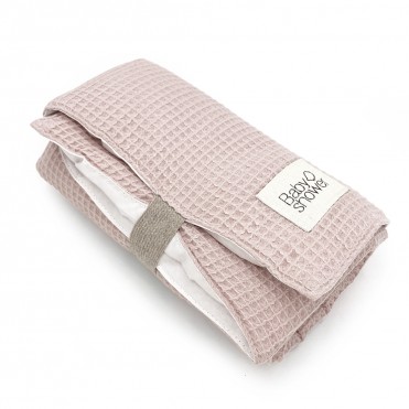 NOMAD CHANGING PAD WAFFLE ROSE