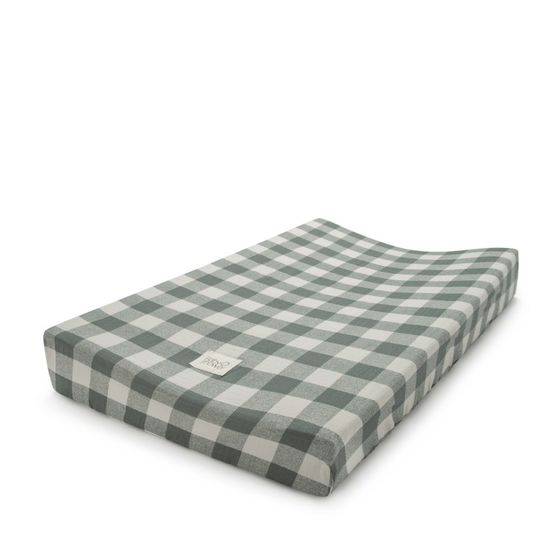 CHANGING MAT  FITTED COVER VICHY FOREST
