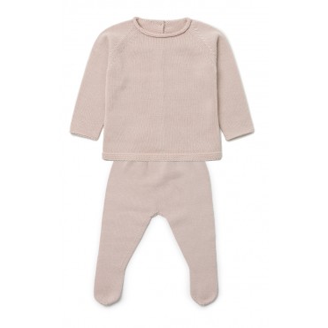 NUDE BABY TRICOT SET