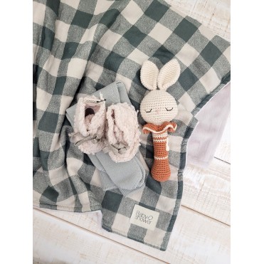 LARGE FLEECE BLANKET VICHY...