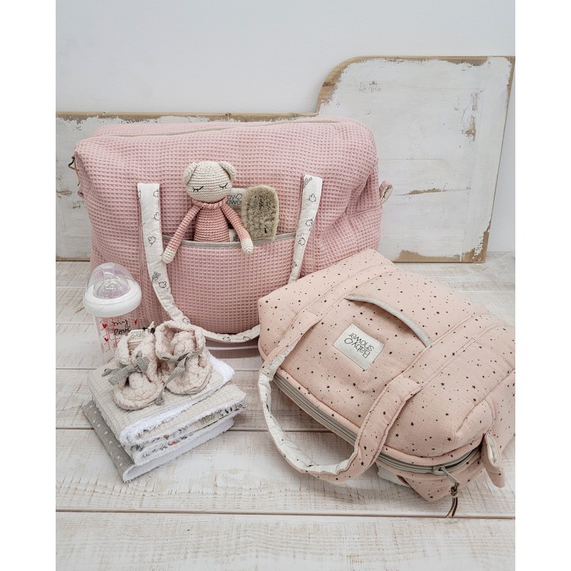 Venta de Bolsa Maternidad Camila Rose Waffle