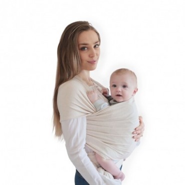 BEIGE MELANGE BABY SLING