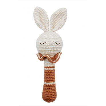 RATTLE BUNNY TERRACOTTA