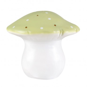 MEDIUM GREEN MUSHROOM LAMP