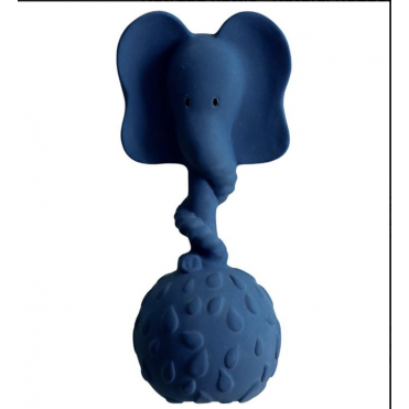 TEETHER NATRUBA BLUE ELEPHANT