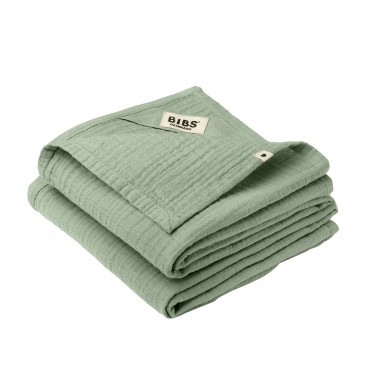PACK 2 MUSELINAS BIBS SAGE