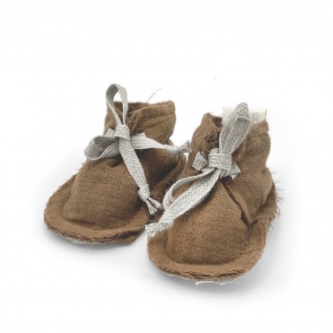 COTTON BOOTIES TOFFEE POWDER