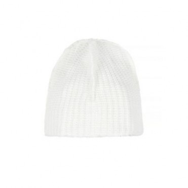 BONNET TRICOT NOUVEAU NÉ BLANC