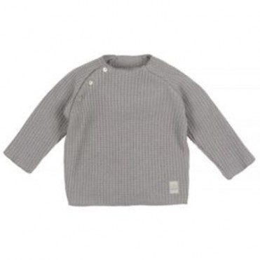 PULL NAISSANCE TRICOT GRIS