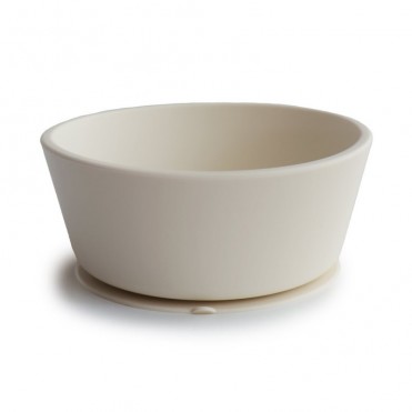 MUSHIE IVORY SILICONE BOWL...