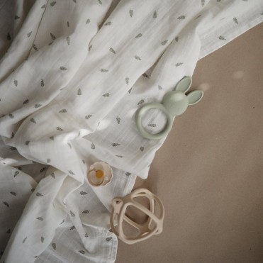 MUSHIE MUSLIN PRINT LEAVES
