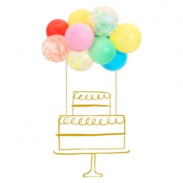 MERI MERIBALLOON CAKE TOPPER