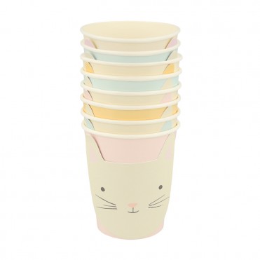 VASOS DE PAPEL MERI MERI CAT