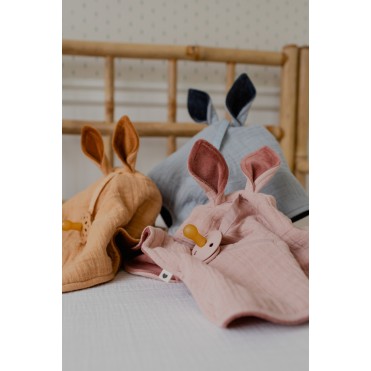 DOUDOU KANGAROO BIBS BLUSH