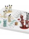 PARCHIS MADERA ANIMALES