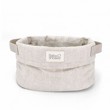 NAPPIES BASKET 100% LINEN