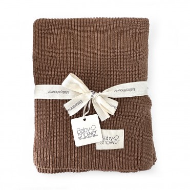 CANALE TRICOT BLANKET TOFFEE