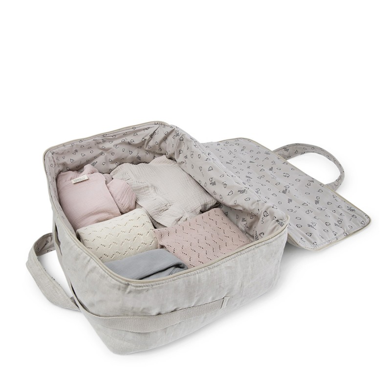 Valise maternité pour bébé Juliet white ministars BABYSHOWER