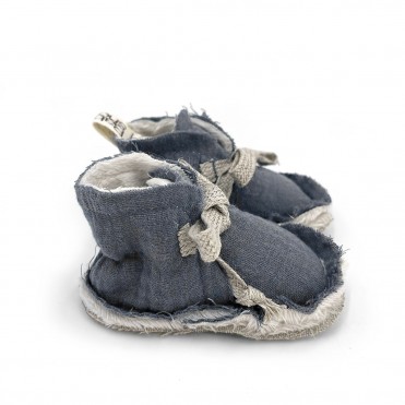 CHAUSSONS POLAIRES DUSTY BLUE