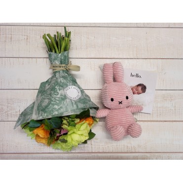 PANIER CADEAU MIFFY ROSE