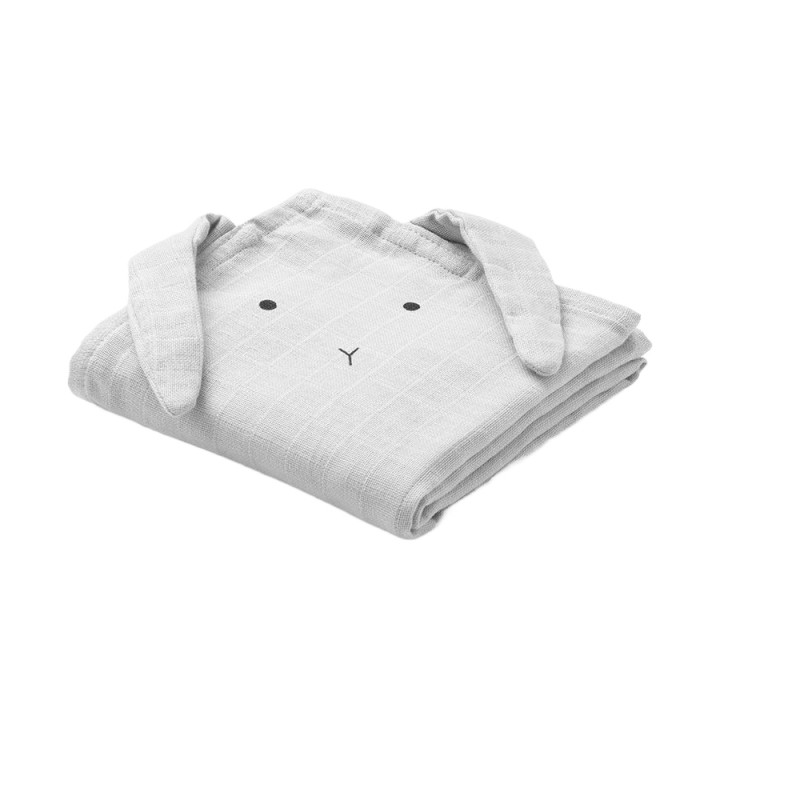 HANNAH LIEWOOD 2PACK SWADDLE RABBIT DUMBO GREY