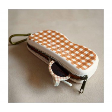 Sienna/Gingham Glasses Case