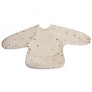 MUSHIE DINOS SLEEVE BIB