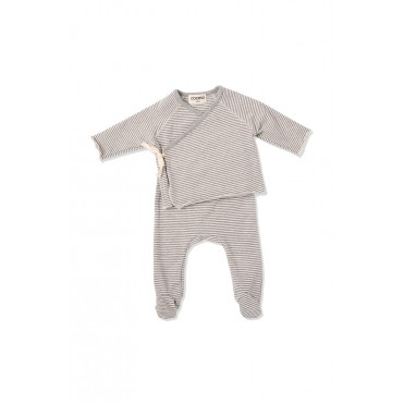 CONJUNTO A RAYAS COZMO GRIS