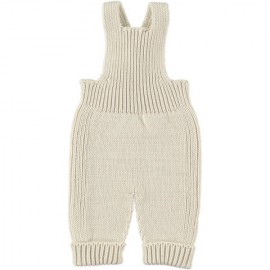SALOPETTE BÉBÉ LI&ME TRICOT CREAM