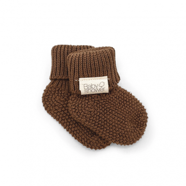 TRICOT SOCKS TOFFEE