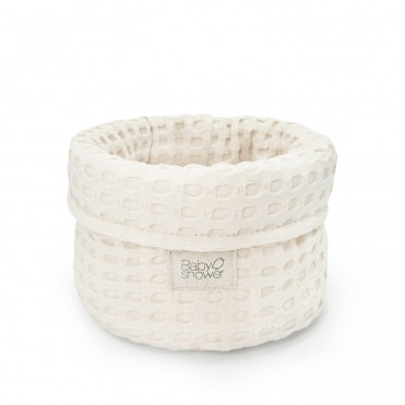 CESTA PEQUEÑA GOFRE VANILLA
