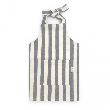 KIDS APRON NAVY JEAN