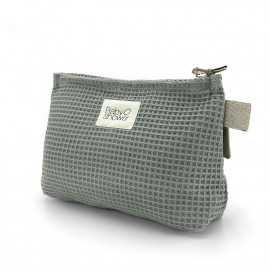 POCHETTE PAÑALES WAFFLES GREY