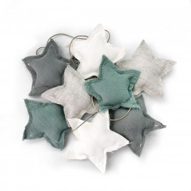 BANDEROLE STARS MALVA & CHERRY