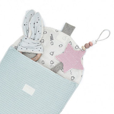 PETIT SAC WAFFLE AQUA