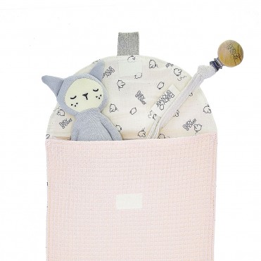 BOLSA MUDA WAFFLE BLUSH