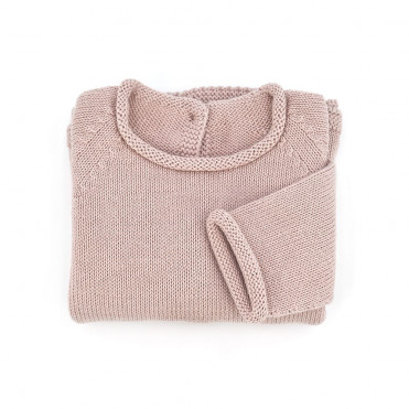 PULL PREMIER MOIS TRICOT ROSE